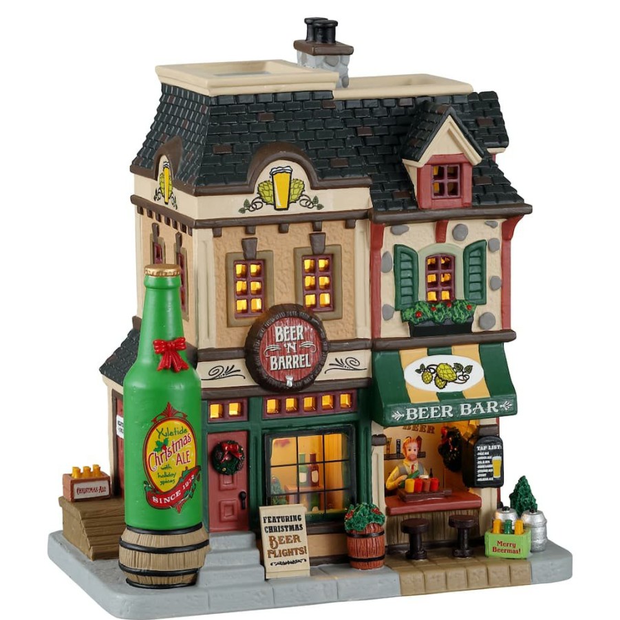 Lemax Christmas Village * | Hot Sale Lemax Beer 'N Barrel