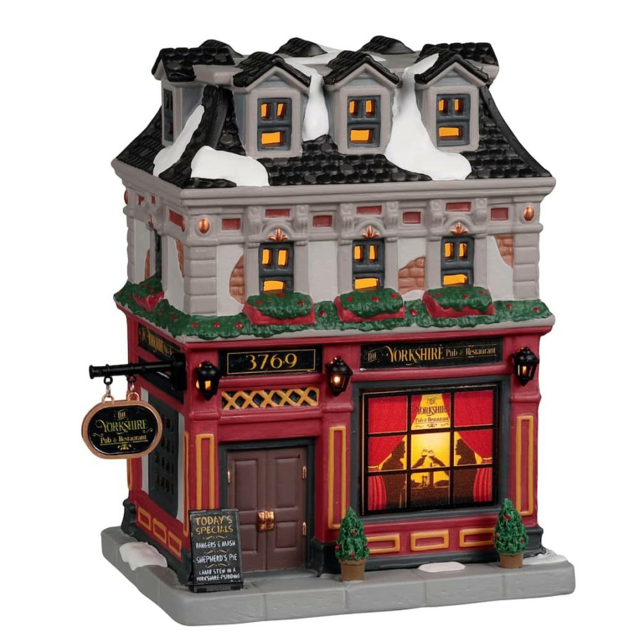 Lemax Christmas Village * | Wholesale Lemax Yorkshire Pub & Restaurant