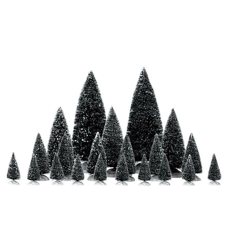 Lemax Christmas Village * | Best Pirce Lemax Mixed Pine Tree Set