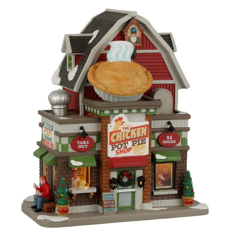 Lemax Christmas Village * | Deals Lemax The Chicken Pot Pie Shop