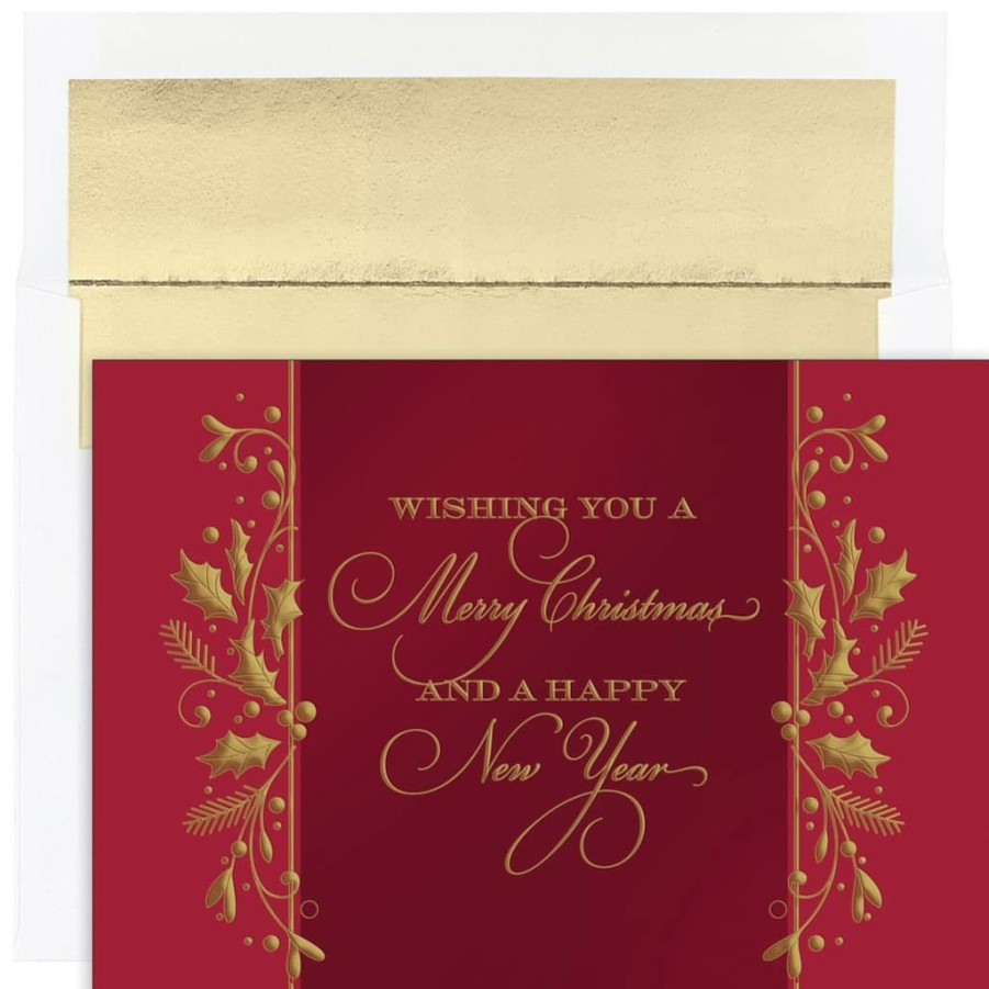 Greeting Cards * | Hot Sale Jam Paper 5 X 7 Christmas Tradition Cards & Matching Envelopes Set, 16Ct.