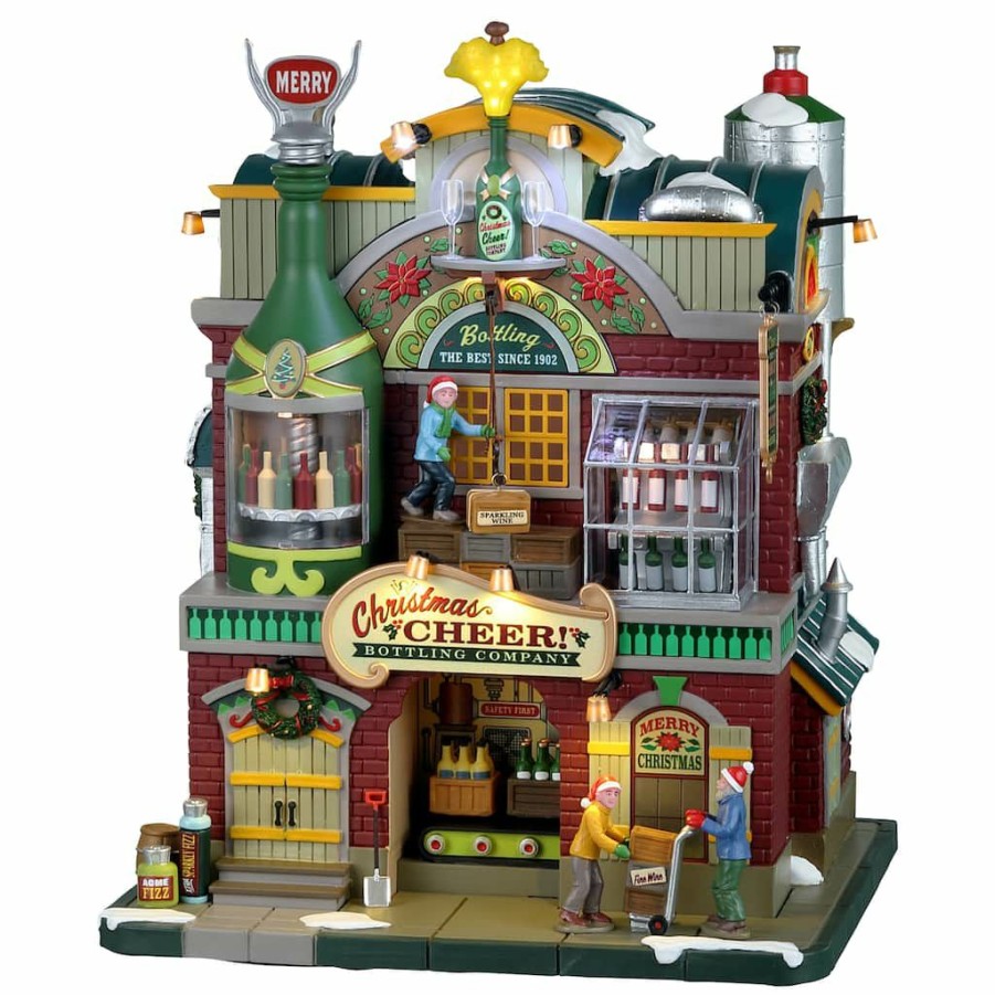 Lemax Christmas Village * | Cheapest Lemax Caddington Village Christmas Cheer Bottle Company