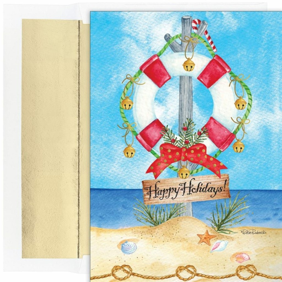 Greeting Cards * | Buy Jam Paper 5 X 7 Preserve The Holidays Cards & Matching Envelopes Set, 18Ct.