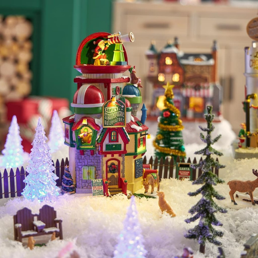 Lemax Christmas Village * | Best Deal Lemax Santa'S Stratospheric Observatory