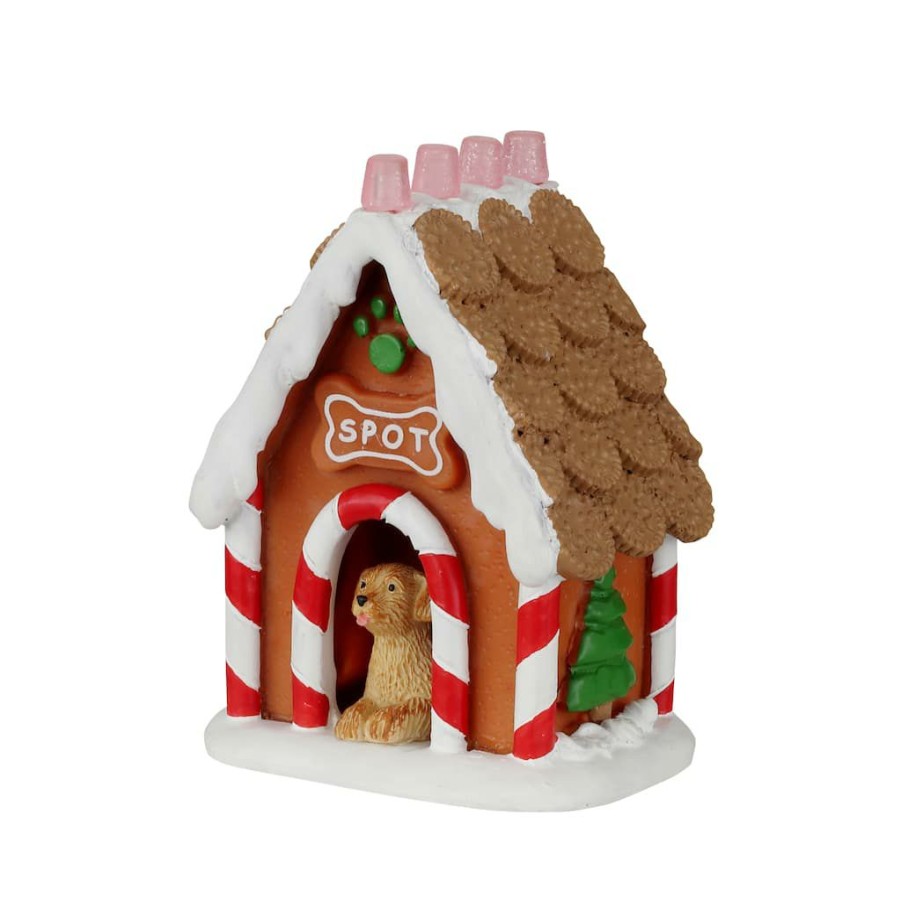 Lemax Christmas Village * | Brand New Lemax Sugar 'N Spice Dog House