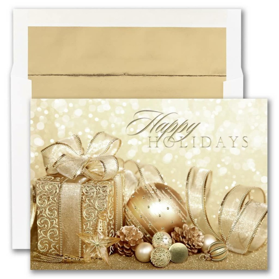 Greeting Cards * | Flash Sale Jam Paper 5 X 7 Holiday Package Blank Cards & Matching Envelopes Set, 25Ct.